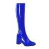 Funtasma Costume Footwear Halloween Costume Footwear GOGO-300 Funtasma Shoes Blue Patent Gogo Costume Boot