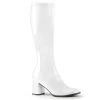 Funtasma Costume Footwear GOGO-300 Funtasma Shoes White Patent Costume Boots
