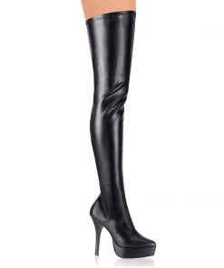 Demonia Shoes INDULGE-3000 Devious Shoes Thigh High Boots