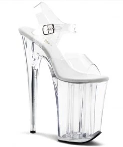 Pleaser Shoes By Pleaser USA INFINITY-908 Pleaser Shoes Clear Extremely Sexy High Heels