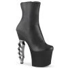 Pleaser Shoes By Pleaser USA Halloween Costume Footwear IRONGRIP-1042 Pleaser Shoes Brass Knuckle Stripper Boots