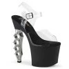 Pleaser Shoes By Pleaser USA IRONGRIP-708 Pleaser Shoes Brass Knuckle Stripper Shoes 7 Inch Heels