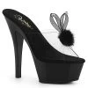 Pleaser Shoes By Pleaser USA KISS-201BUNNY Pleaser Shoes Black Bunny Ear Costume Shoes