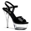 Pleaser Shoes By Pleaser USA KISS-209 Pleaser Shoes Clear Platform Pole Dancing Shoe 6 Inch Heels