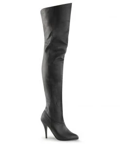 Pleaser Shoes By Pleaser USA Halloween Costume Footwear LEGEND-8868 Pleaser Shoes Leather Thigh Boots