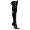 Pleaser Shoes By Pleaser USA LEGEND-8899 Pleaser Shoes Leather Over Knee Boot Thigh High Boots