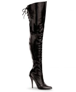 Pleaser Shoes By Pleaser USA LEGEND-8899 Pleaser Shoes Leather Over Knee Boot Thigh High Boots