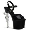 Pleaser Shoes By Pleaser USA REVOLVER-709 Pleaser Shoes Rhinestone Gun Stripper Shoes Halloween Costume Footwear