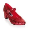 Funtasma Costume Footwear SCHOOLGIRL-50G Funtasma Shoes Red Gliiter Halloween Costume Shoes
