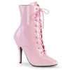 Pleaser Shoes By Pleaser USA Booties And Ankle High Boots SEDUCE-1020 Pleaser Shoes Baby Pink Sexy Bootie