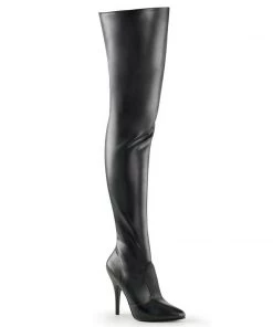Pleaser Shoes By Pleaser USA SEDUCE-3010 Pleaser Shoes Faux Leather Thigh Booot Halloween Costume Footwear