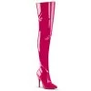 Pleaser Shoes By Pleaser USA SEDUCE-3010 Pleaser Shoes Hot Pink Thigh Boots Thigh High Boots