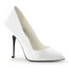 Pleaser Shoes By Pleaser USA SEDUCE-420 Pleaser Shoes White Patent Pump
