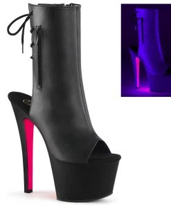 Pleaser Shoes By Pleaser USA Booties And Ankle High Boots SKY-1018TT Pleaser Shoes 7 Inch Heel Exotic Dancer Boot