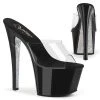 Pleaser Shoes By Pleaser USA 7 Inch Heels SKY-301CRS Rhinestone Stripper Shoes