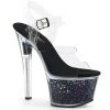 Pleaser Shoes By Pleaser USA SKY-308GF Holographic Glitter Platform Stripper Shoes