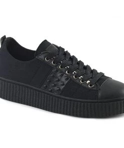 SNEEKER-107 Demonia Shoes Gothic Camvas Sneakers