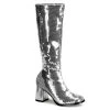 SPECTACUL-300SQ Bordello Shoes Sequin Gogo Costume Boot Halloween Costume Footwear