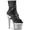 Pleaser Shoes By Pleaser USA Booties And Ankle High Boots SPECTATOR-1015 Pleaser Shoes Zip Pocket Stripper Boot