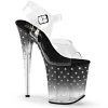 Pleaser Shoes By Pleaser USA STARDUST-808T Pleaser Shoes Ombre Platform Exotic Dancer Shoe