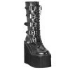 SWING-220 Demonia Shoes Gohtic Buckle Knee Boot