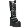 Women's Demonia Footwear SWING-815 Demonia Shoes Gothic Knee High Boot