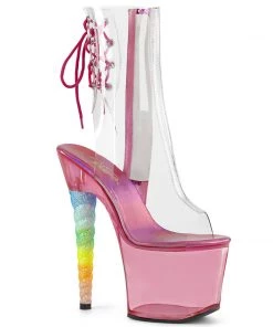 Pleaser Shoes By Pleaser USA UNICORN-1018C Pleaser Shoes Unicorn Heel Stripper Boot