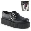 V-CREEPER-516 Demonia Shoes Vegan Leather Rockabilly Creeper Unisex Demonia Footwear