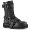 Unisex Demonia Footwear VALOR-220 Demonia Shoes Men's Gothic Mid Calf Boot