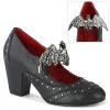 VIVIKA-32 Demonia Shoes Gothic Studded Maryjane