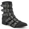 WARLOCK-70 Demonia Shoes Men's Buckle Booots Unisex Demonia Footwear