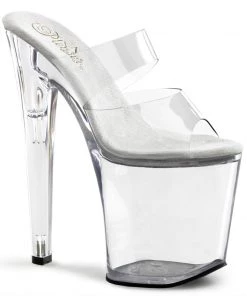 Pleaser Shoes By Pleaser USA 8 Inch Heels XTREME-802 Pleaser Shoes Clearance Exotic Dancer Shoes