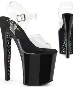 Pleaser Shoes By Pleaser USA 8 Inch Heels XTREME-808CHS Pleaser Shoes 8 Inch Exotic Dancer SHoes